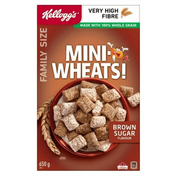 KELLOGG MINI-WHEATS BROWN SUGAR 650G