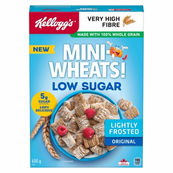 KELLOGG MINI-WHEATS LOW SUGAR 450G