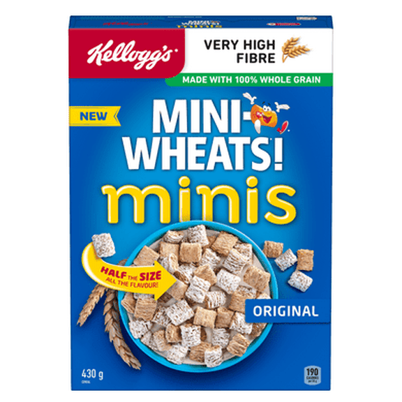 KELLOGG MINI-WHEATS ORIGINAL 430G