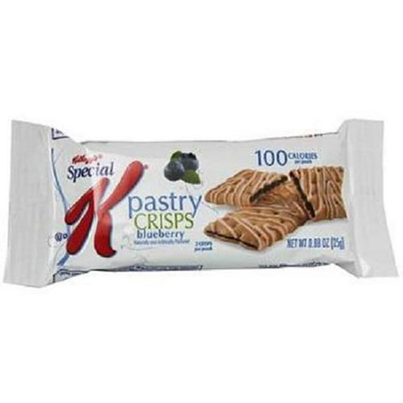 KELLOGGS SPECIAL K PASTRY CRISPS BLUEBERRY BAR 0.88 oz Each ( 9 in a Pack )