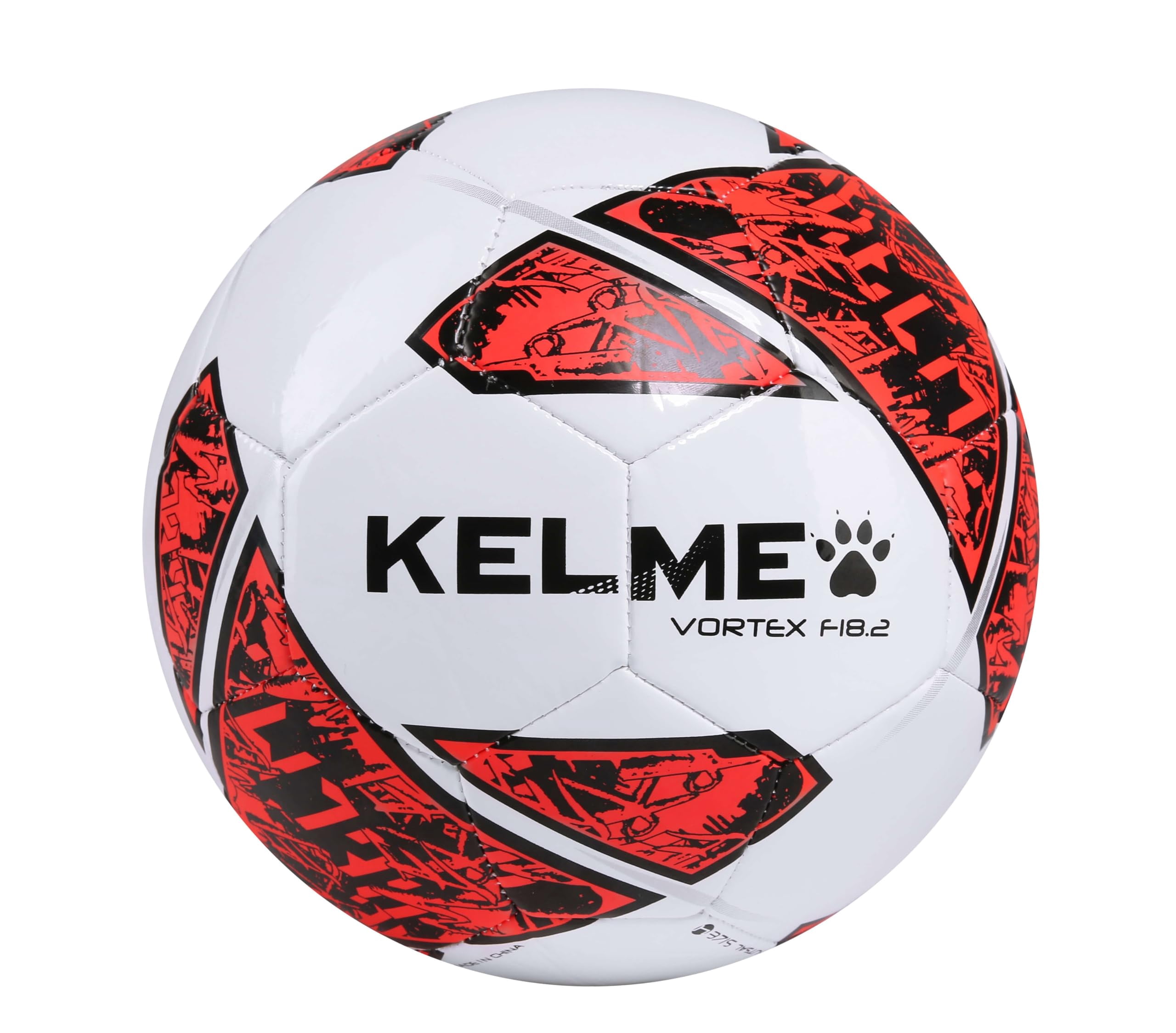 KELME Futsal Soccer Ball - Indoor Sala Ball Pelota de Futbol (White/Orange,