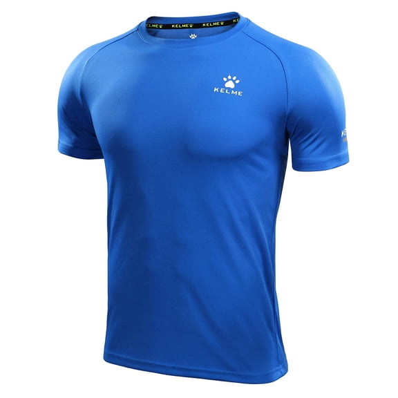 KELME Men's Athletic T-Shirt Short Sleeve - Running Quick Dry Crew Neck Tee