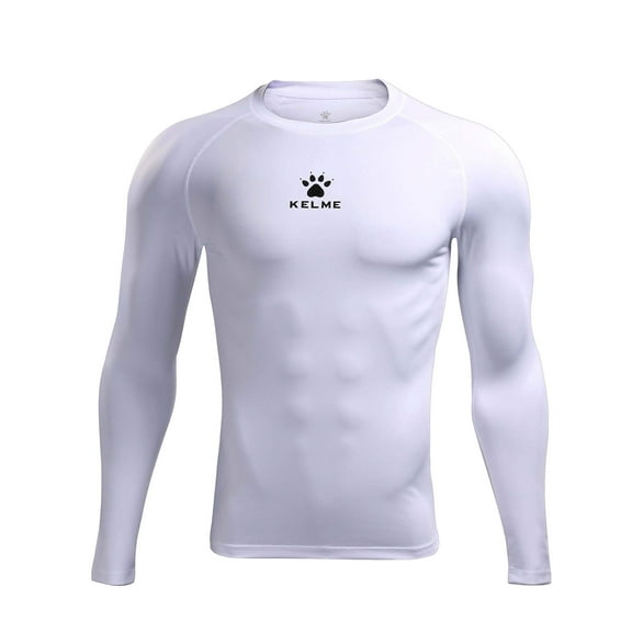 KELME Men's Cool Dry Compression Shirt Long Sleeve – Sports Base Layer