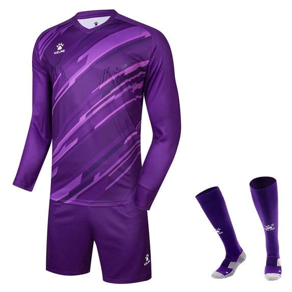 KELME Soccer Goalkeeper Jersey Pro Set Uniform - Padded Goalkeeper Shirt