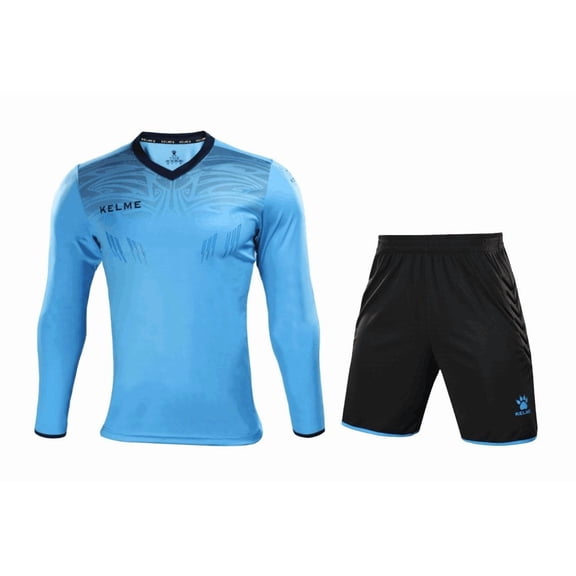 KELME Soccer Goalkeeper Jersey Uniform Kit - Mens Padded Football Goalie