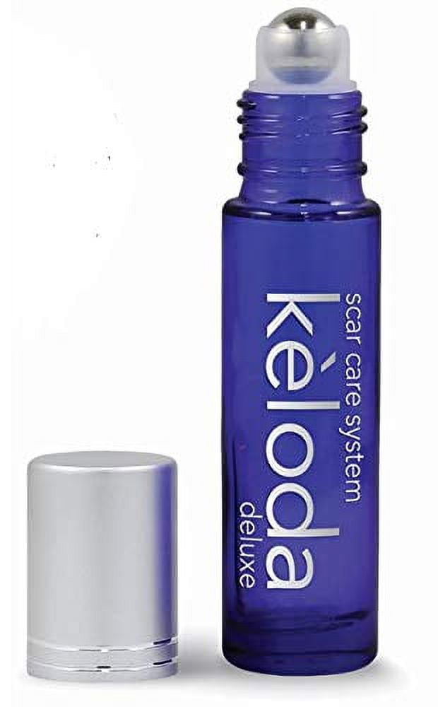 KELODA Deluxe Scar & Keloid Removal Oil & Massager, 0.33 oz For