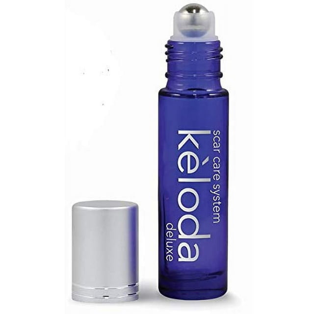 KELODA Deluxe Scar & Keloid Removal Oil & Massager, 0.33 oz For Treatment of Surgical Scars