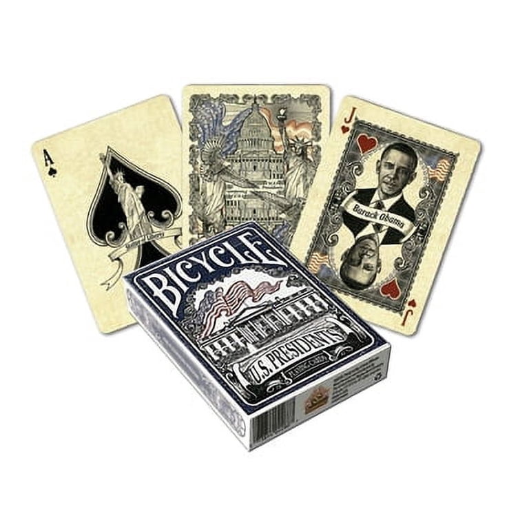 KEM Paisley Red & Blue Narrow Jumbo Playing Cards – 2-Deck Set by
