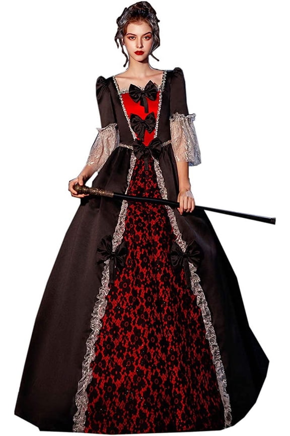 Rococo Baroque Marie Antoinette Dresses 18th Century Renaissance Costumes Historical Period Dress Ball Gown