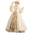 thumbnail image 1 of KEMAO Rococo Baroque Marie Antoinette Dresses 18th Century Renaissance Costumes Historical Period Dress Ball Gown, 1 of 5