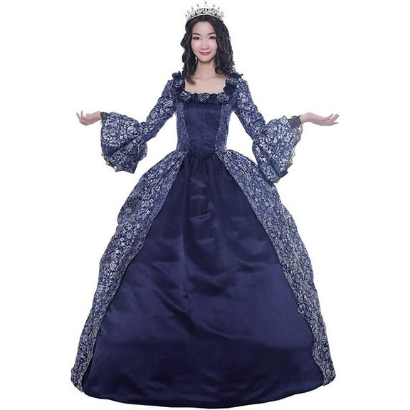 KEMAO Rococo Baroque Marie Antoinette Dresses 18th Century Renaissance Costumes Historical Period Dress Ball Gown