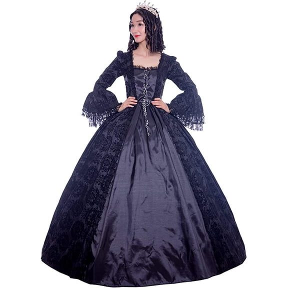 KEMAO Rococo Baroque Marie Antoinette Dresses 18th Century Renaissance Costumes Historical Period Dress Ball Gown