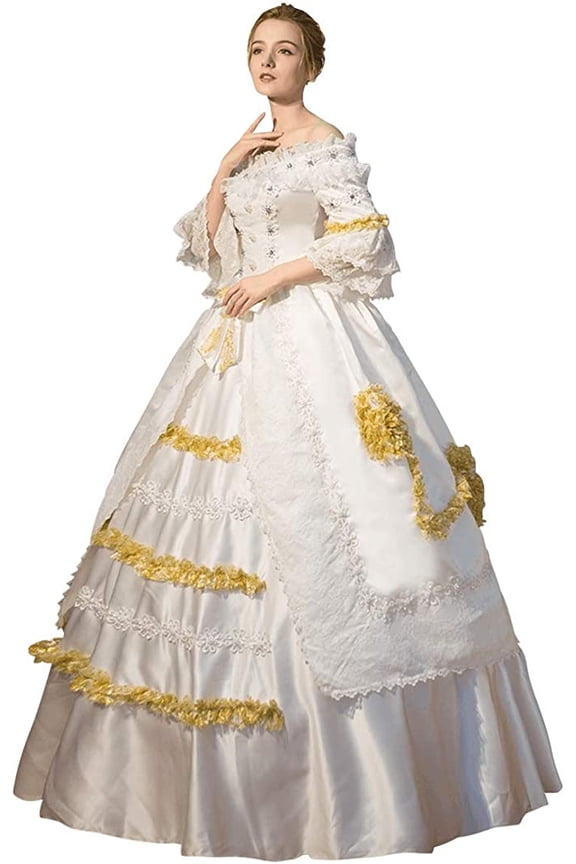 Rococo Baroque Marie Antoinette Dresses 18th Century Renaissance Costumes Historical Period Dress Ball Gown