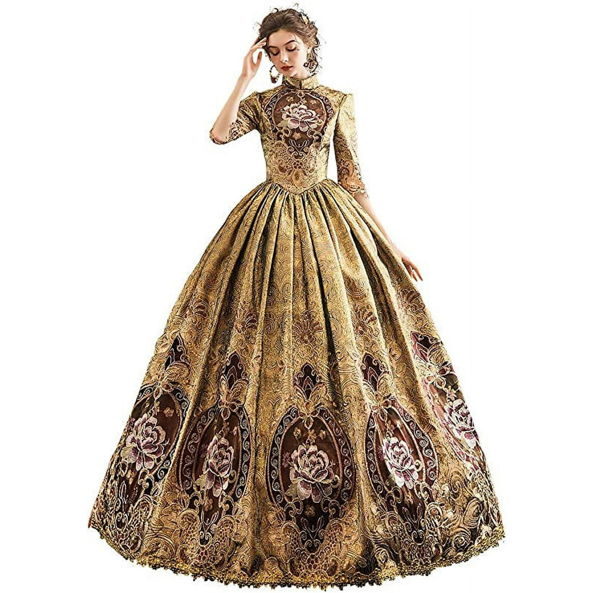 https://www.walmart.com/ip/KEMAO-Rococo-Baroque-Marie-Antoinette-Dresses-18th-Century-Renaissance-Historical-Period-Dress-Gown-For-Women/1166631719