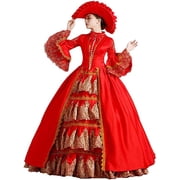 KEMAO Rococo Victorian 18th Century Renaissance Costumes Baroque Marie Antoinette Dresses Historical Period Dress