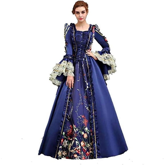 KEMAO Rococo Victorian Baroque Marie Antoinette Dresses 18th Century Renaissance Costumes Historical Period Dress Ball Gown