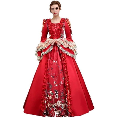 KEMAO Rococo Victorian Baroque Marie Antoinette Dresses 18th Century Renaissance Costumes Historical Period Dress Ball Gown