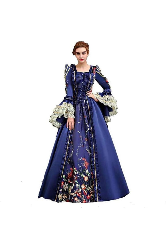 Rococo Victorian Baroque Marie Antoinette Dresses 18th Century Renaissance Costumes Historical Period Dress Ball Gown