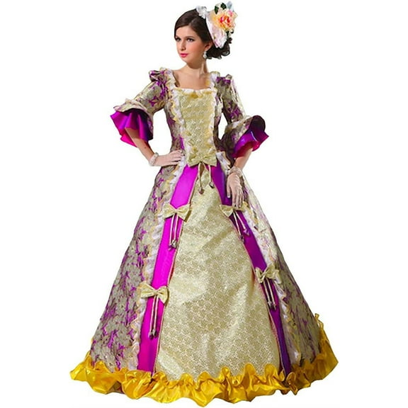 KEMAO Rococo Victorian Baroque Marie Antoinette Dresses 18th Century Renaissance Costumes Historical Period Dress Ball Gown