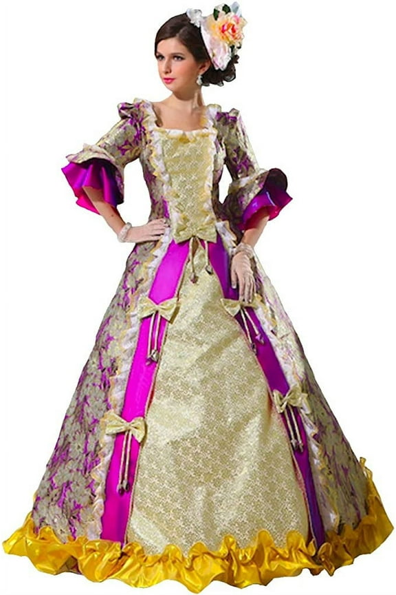 Rococo Victorian Baroque Marie Antoinette Dresses 18th Century Renaissance Costumes Historical Period Dress Ball Gown