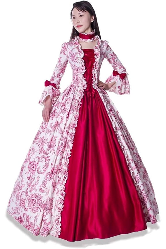 Rococo Victorian Baroque Marie Antoinette Dresses 18th Century Renaissance Costumes Historical Period Dress Ball Gown