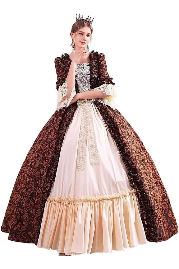 Rococo Victorian Renaissance Costumes Baroque Marie Antoinette Dresses Historical Period 18th Century Ball Gown