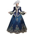 thumbnail image 1 of KEMAO Rococo Victorian Renaissance Costumes Baroque Marie Antoinette Dresses Historical Period 18th Century Dress, 1 of 5