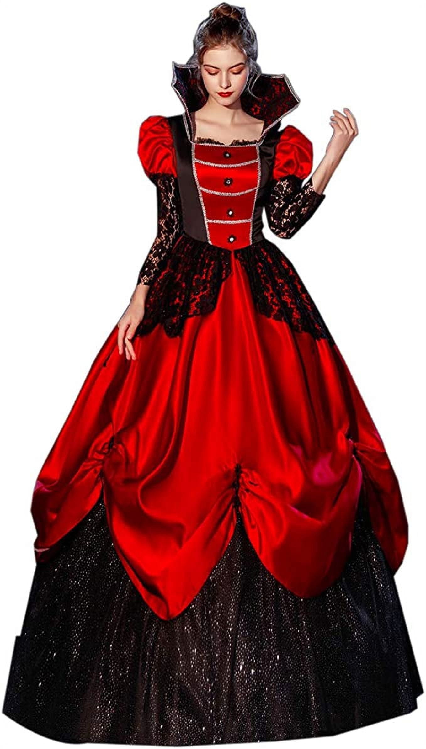 Women's Medieval Queen Vitorian Dress Renaissance Masquerade Ball Gowns  Antoinette Rococo Ball Gown Royal Vampire Costume Princess Renaissance  Costume Vintage Elegant Costume - Yahoo Shopping