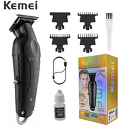 KEMEI PG2299 Cordless Hair Clippers for Men Professional Zero Gapped Trimmer & Barber Haircut Cutting Kit, Ideal Gifts for Men
