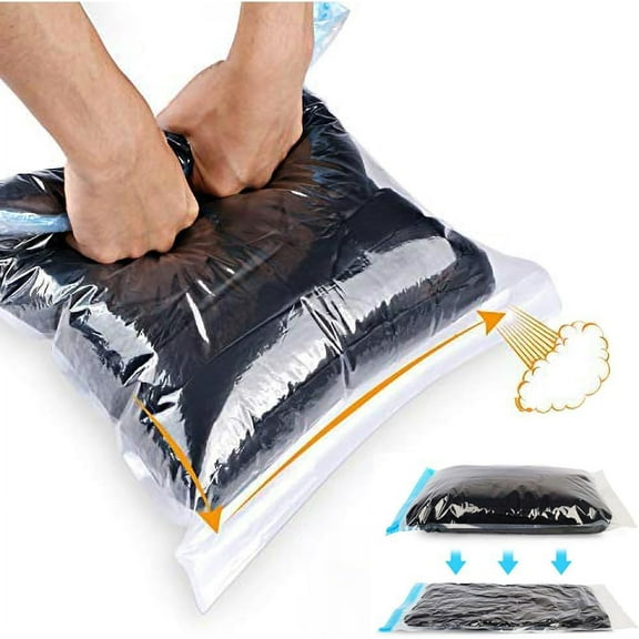 KEMEINILI Compression Bags Travel Essentials 20 Pack Space Saver No Vacuum or Pump Needed Storage Accessorie and Home Packing Organizers