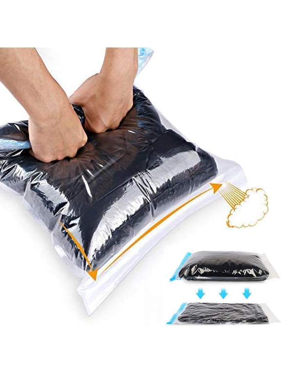 Compression Bags Travel Essentials 20 Pack Space Saver No Vacuum or Pump Needed Storage Accessorie and Home Packing Organizers
