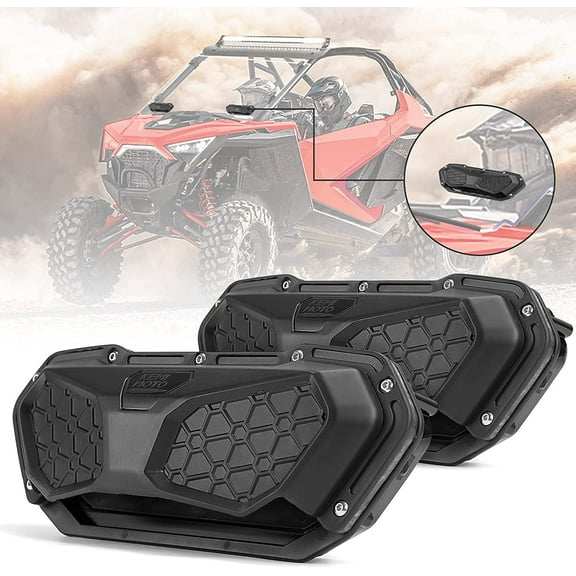 KEMIMOTO 2PCS Windshield Versa Vent Kit for Polaris RZR /Ranger /General /Can Am X3 /Pioneer /Kawasaki Teryx