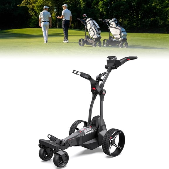 KEMIMOTO ApexAI Electric Golf Caddy that Follows You, 492 FT Remote Control, Power Assist Mode, 36-Hole Battery, Compact Folding w/USB-C
