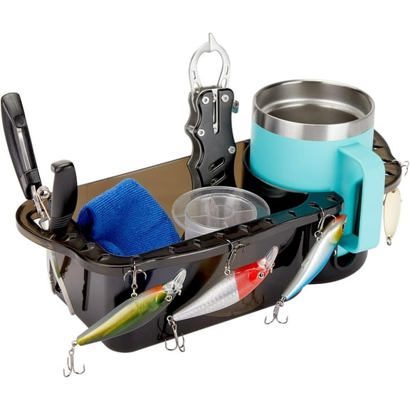 KEMIMOTO Boat Caddy Organizer: Efficient Storage Solution for Boats - Perfect for Bass Boat, Kayak, Pontoon, Jon Boat, and Fishing Caddy Cabin