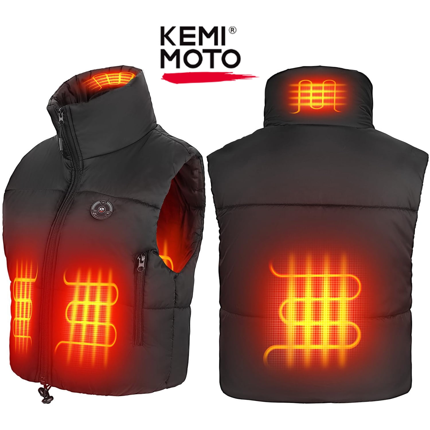 KEMIMOTO Cropped Heated Vest with Battery Pack for Women,Lightweight