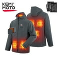 KEMIMOTO Heated Hoodie with Battery Pack,Winter Outdoor Electric
