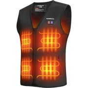 KEMIMOTO Heated Vest for Men Women Warming Electric Hunting Vest Battery Not Included XL