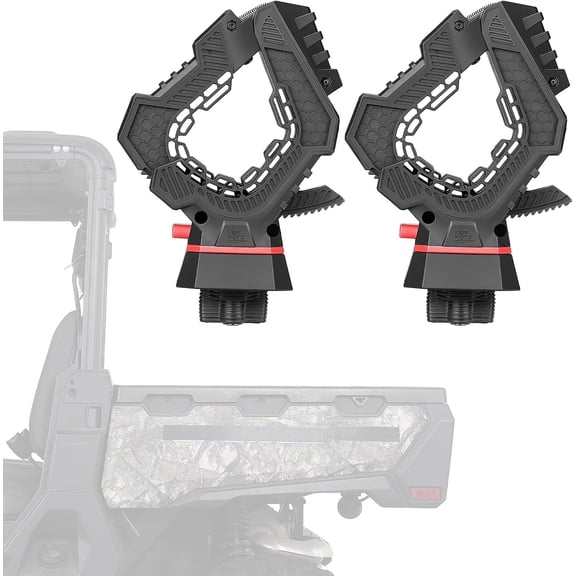 KEMIMOTO Ratcheting Hunting Tool Rack, Compatible with CFMoto ATVs UTVs for Hunting Farms Outdoor Gear