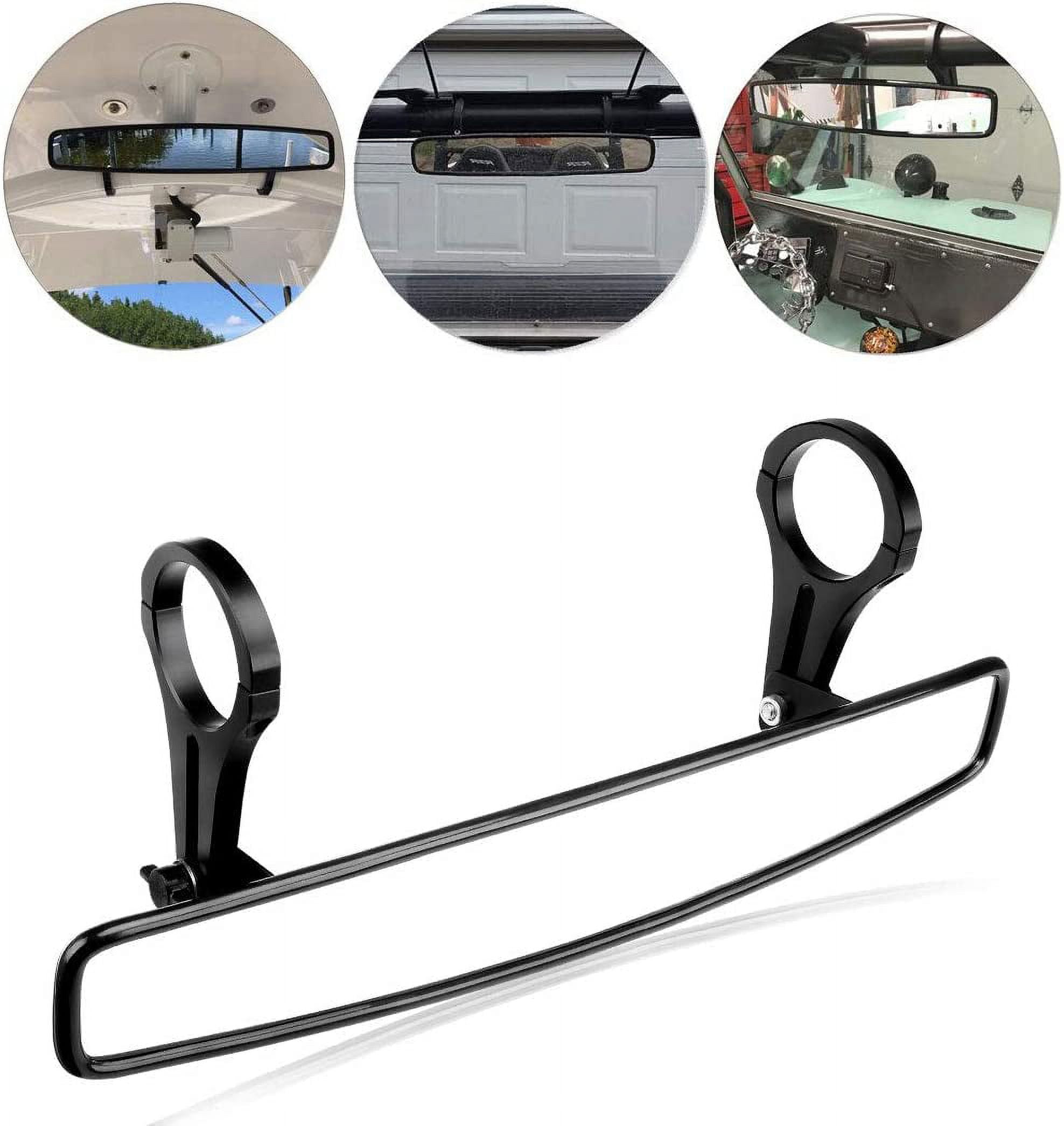 UTV ATV Rear View Side & Center Mirrors 2" Roll Bar For Honda - Foto 4