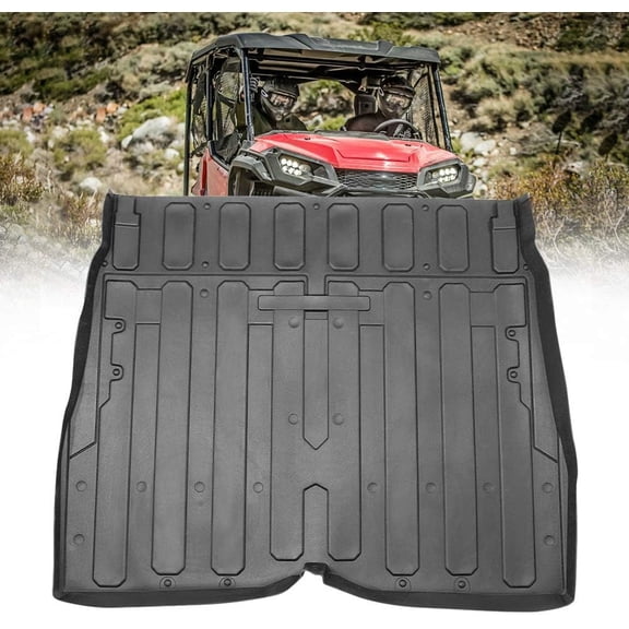 KEMIMOTO TPE Rear Bed Mat Liner Compatible with Pioneer 1000-5 2016-2025, All-Weather Protection, 5 Seater