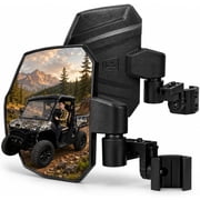 KEMIMOTO UTV Adjustable Extendable Side Mirrors Compatible with Polaris Ranger General, Can-Am Defender, CFMOTO UForce for Pro-Fit Cage Accessories
