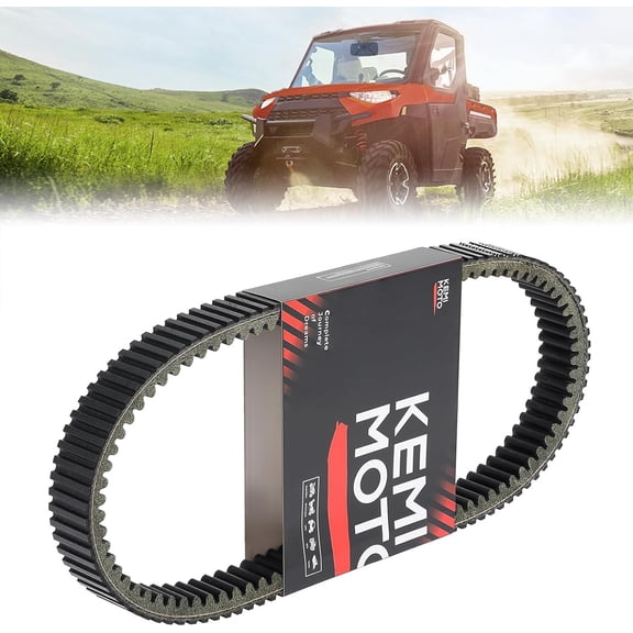 KEMIMOTO UTV Heat-Resistant Drive Belt Replace #3211186 | Compatible with Polaris Ranger 1000 XP CREW/PRO XD 2018+, Xpedition, RZR XP/4 1000 2024-2026