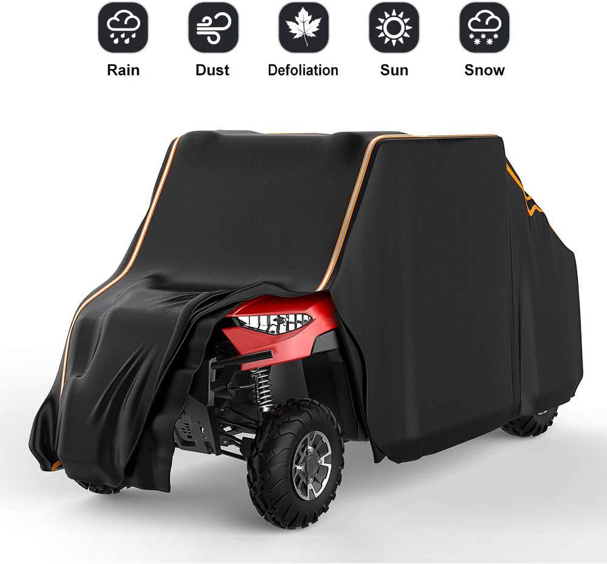 UTV Vehicle Storage Cover 4 Seat 420D Waterproof for Polaris Ranger Crew General 4 1000 RZR XP 4