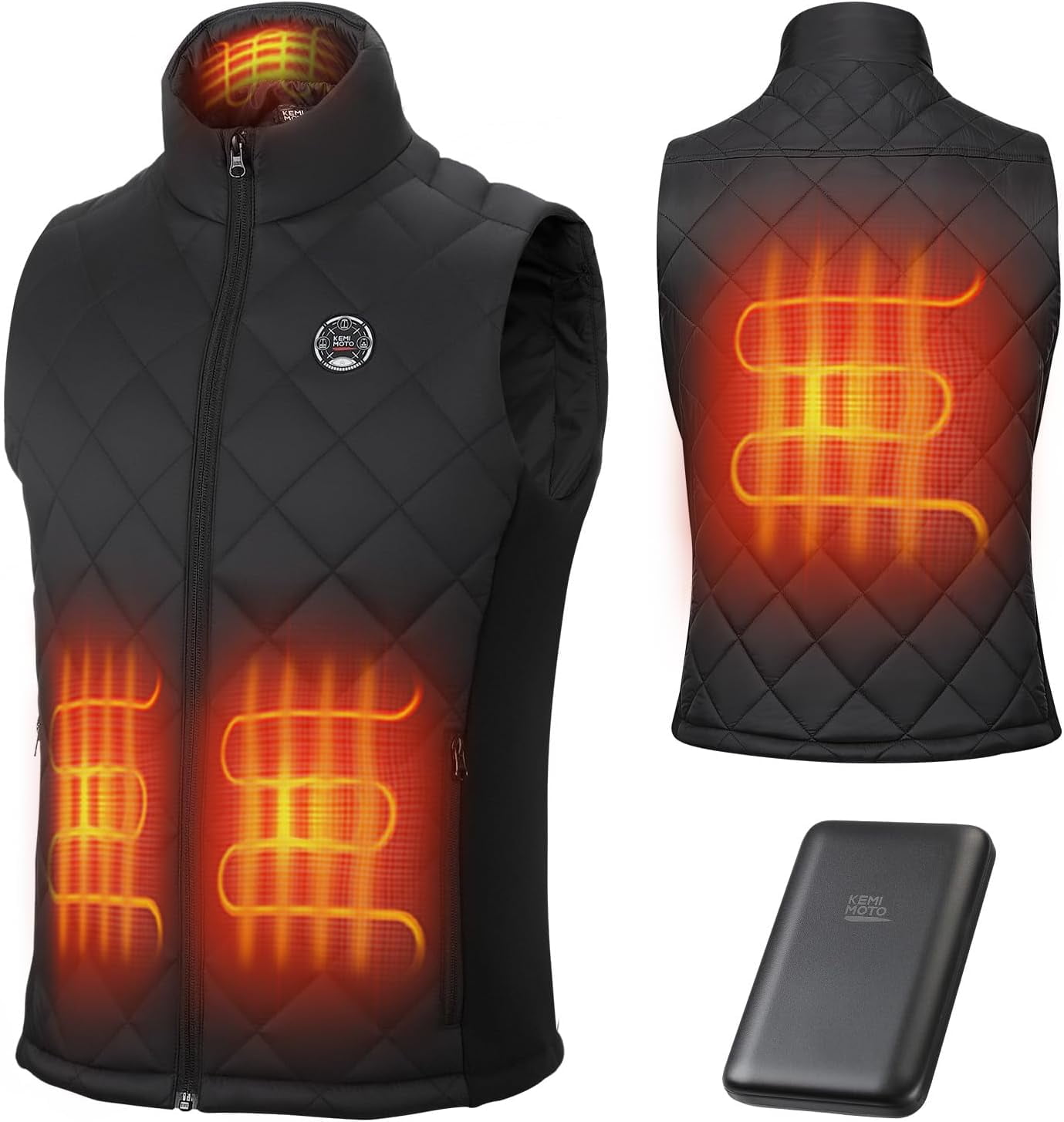 KEMIMOTO Verwarmd vest voor heren en dames