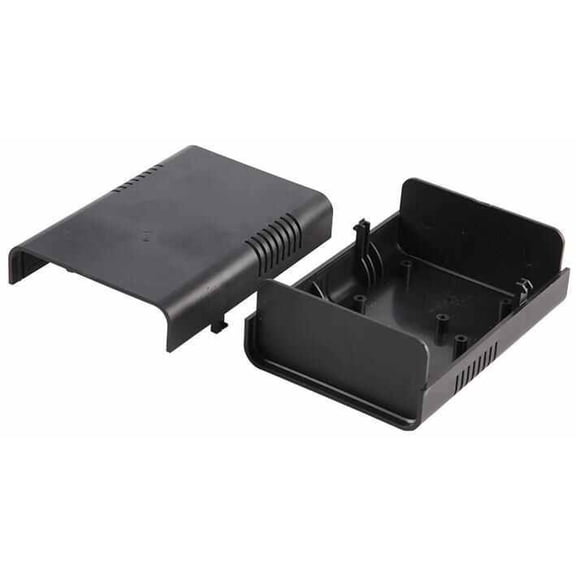KEMO ELECTRONIC - Black ABS Ventilated Shell Case Enclosure - 135x95x45mm