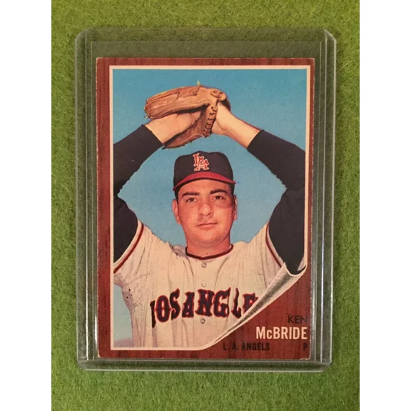 KEN MCBRIDE 1962 BASEBALL CARD Los Angeles LA Angels Pitcher 1962 Topps #268 MLB