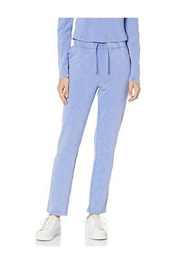 Womens French Terry Jogger  (Gaga Blue Mineral Wash) Womens Clothing