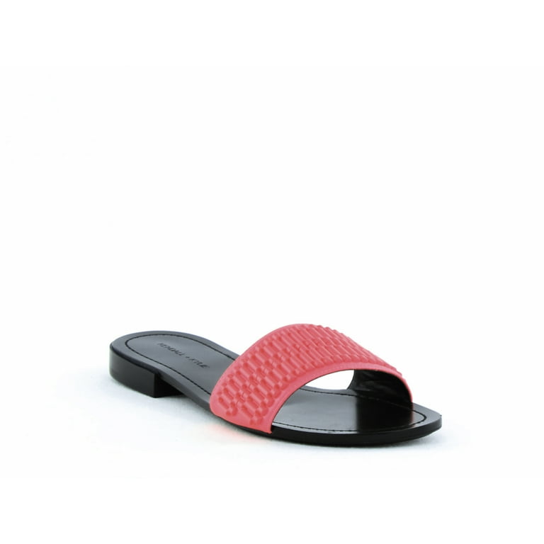 Kendall Kylie Kennedy Slide On Sandals Pink Size
