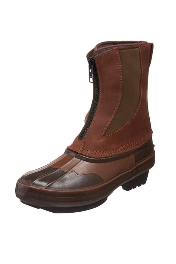 Men's Bobcat Zip Cowboy Brown Boots, Size: 10 Medium