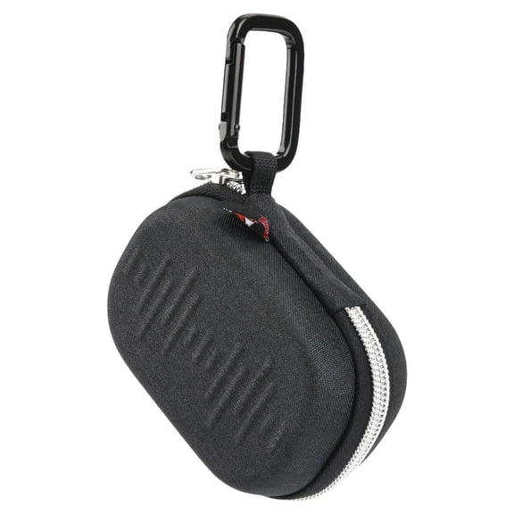 KENIIQ Hard Eva Earbud Carrying Case, Universal Wireless Earbuds Storage Box with Carabiner Clip & Removable Memory Foam Liner
